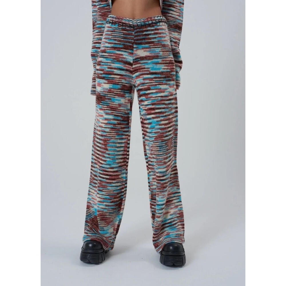 The Ragged Priest Pathway Knitted Pants Multicolor $80 Size XS